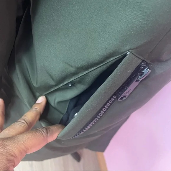 🧥Sam Edelman Olive Winter Coat with Faux Fur 🧥 - Picture 14 of 15